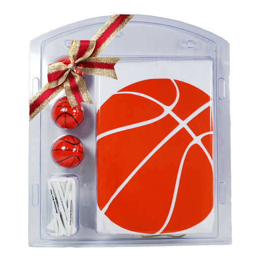 New Basketball Golf Towel, Balls and Tees Set