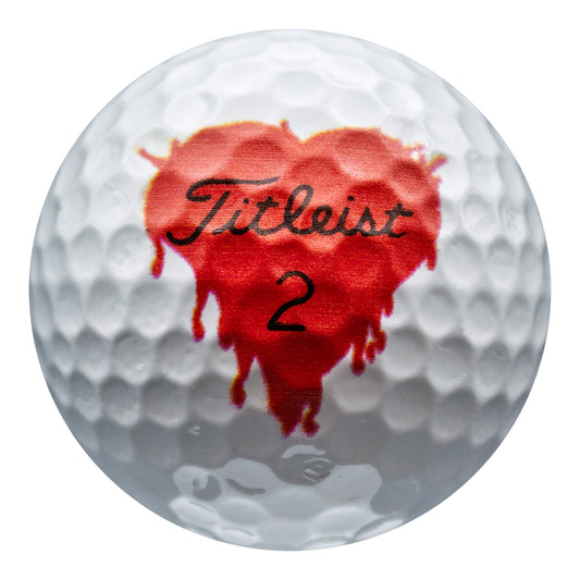 Refurbished Titleist Pro V1 Bleeding Hearts Golf Balls