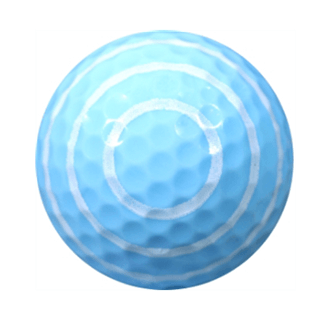 New Novelty Blue Spiral Golf Balls - ReNew Golf Balls