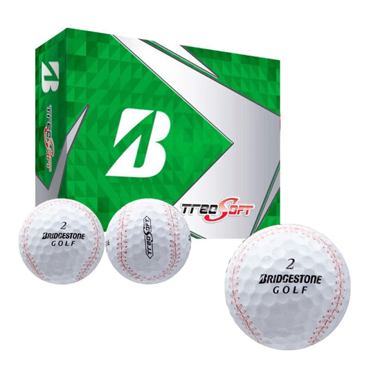 NEW Bridgestone TreoSoft Baseball Golf Balls - 1 Dozen