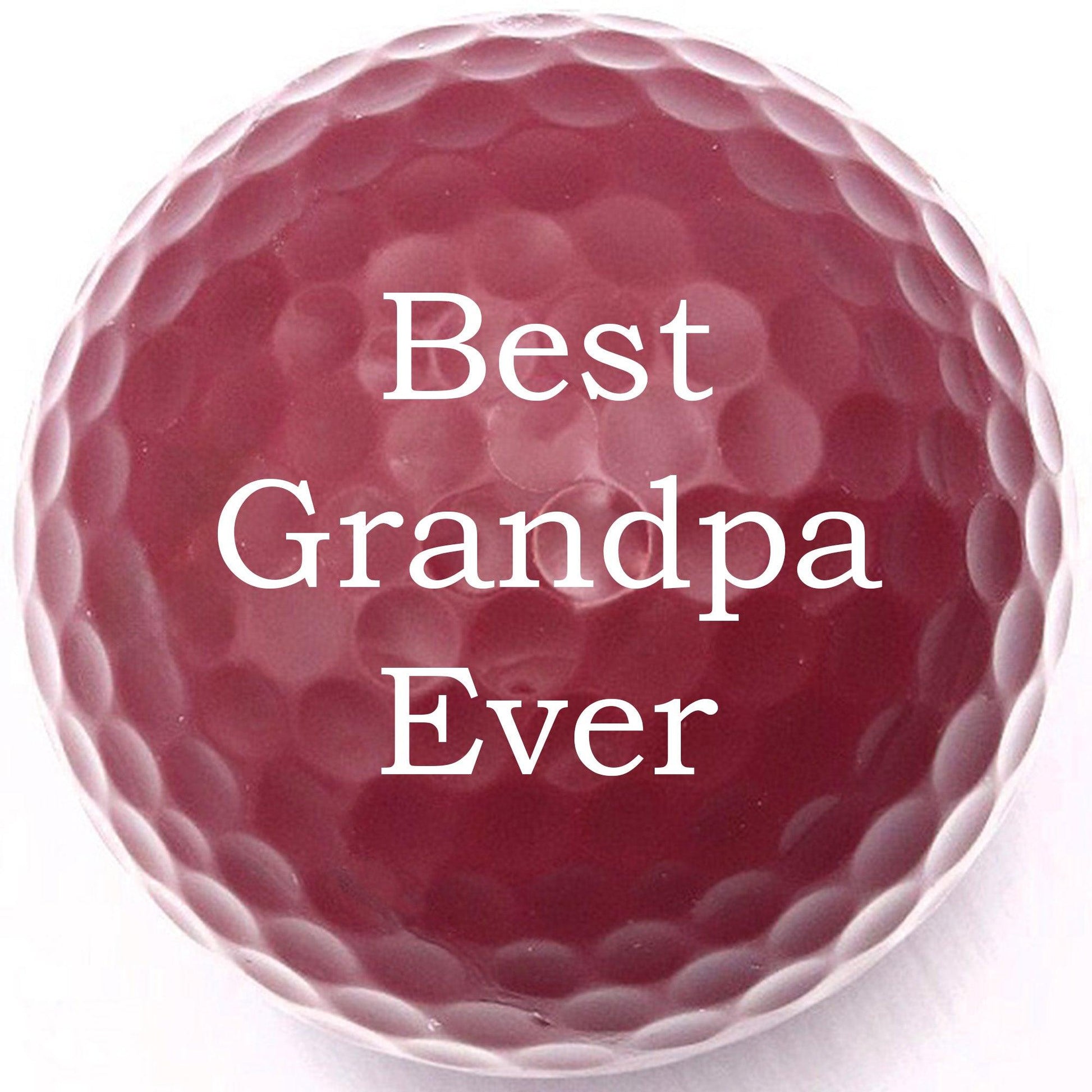 Personalized Burgundy Golf Balls - New - ReNew Golf Balls