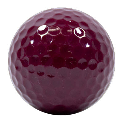 Burgundy Golf Balls - New