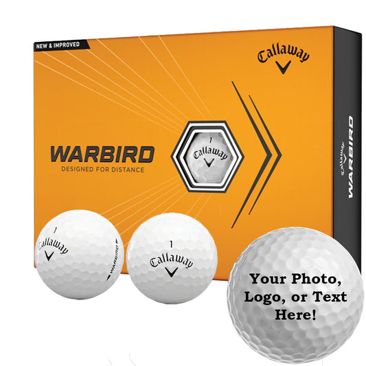 NEW Callaway Warbird Personalized Golf Balls - 1 Dozen