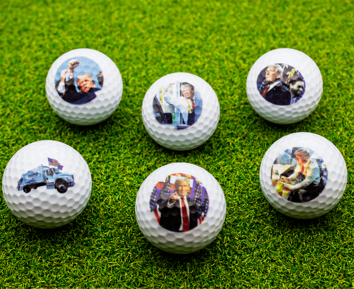 New Novelty Trump - Campaign to Victory Golf Balls - ReNew Golf Balls