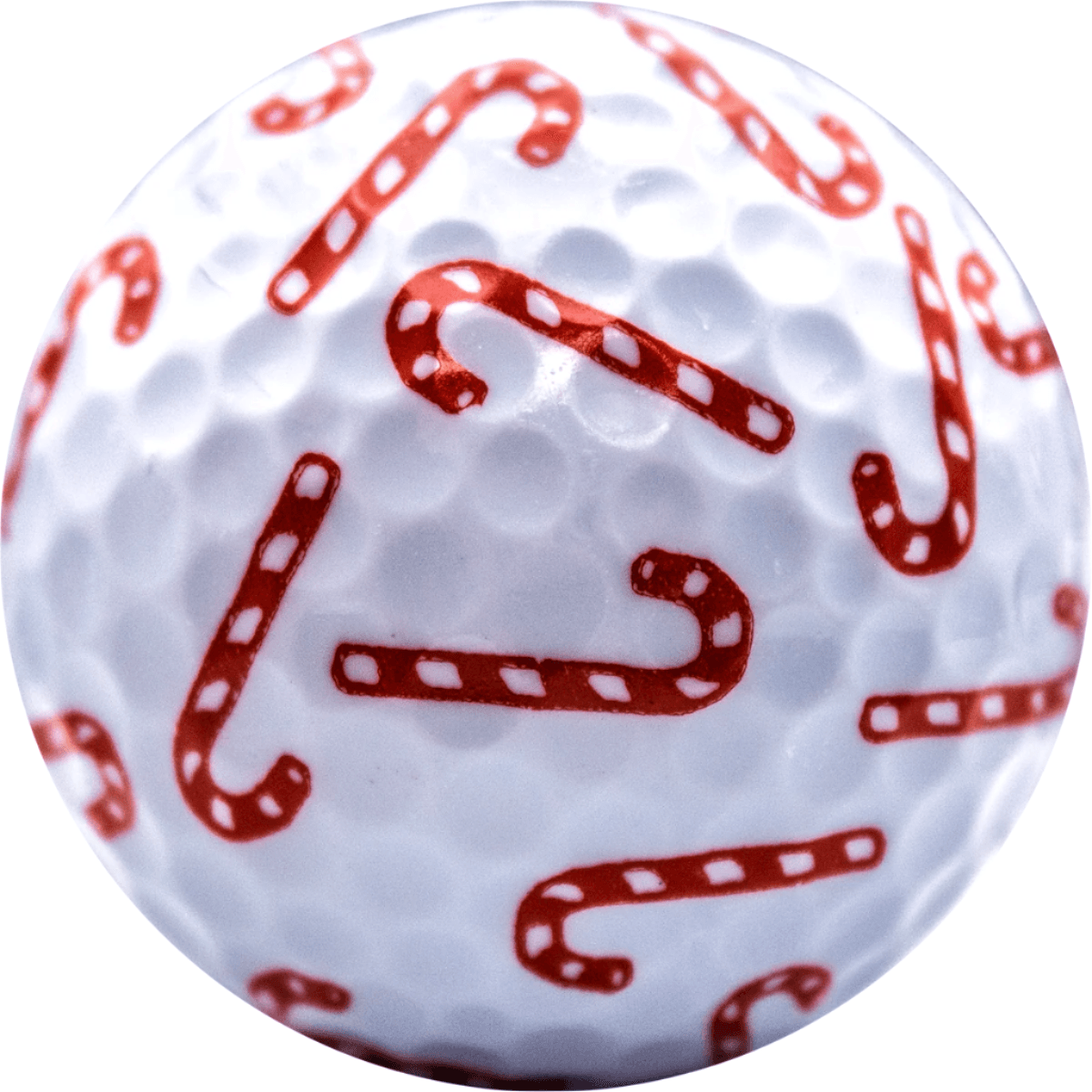 New Novelty Christmas Candy Cane Golf Balls - ReNew Golf Balls