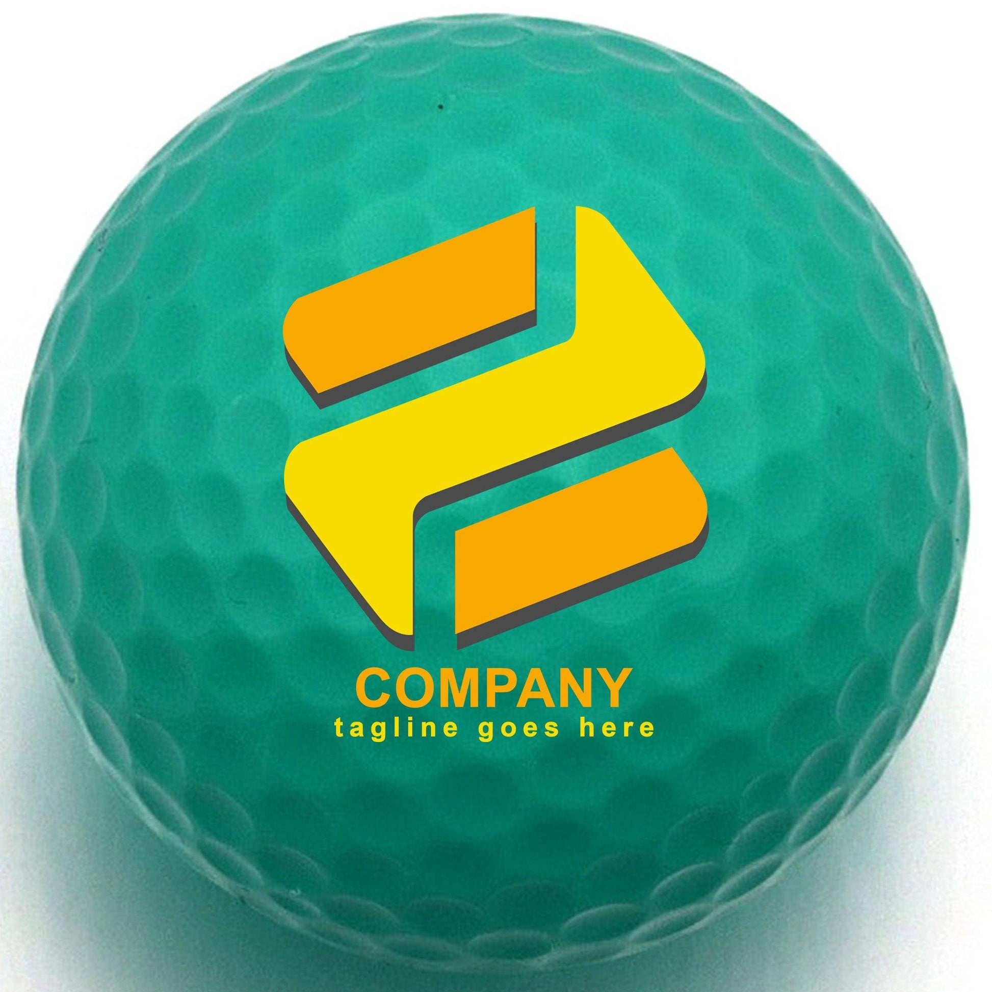 Personalized Aqua Blue Golf Balls - New - ReNew Golf Balls