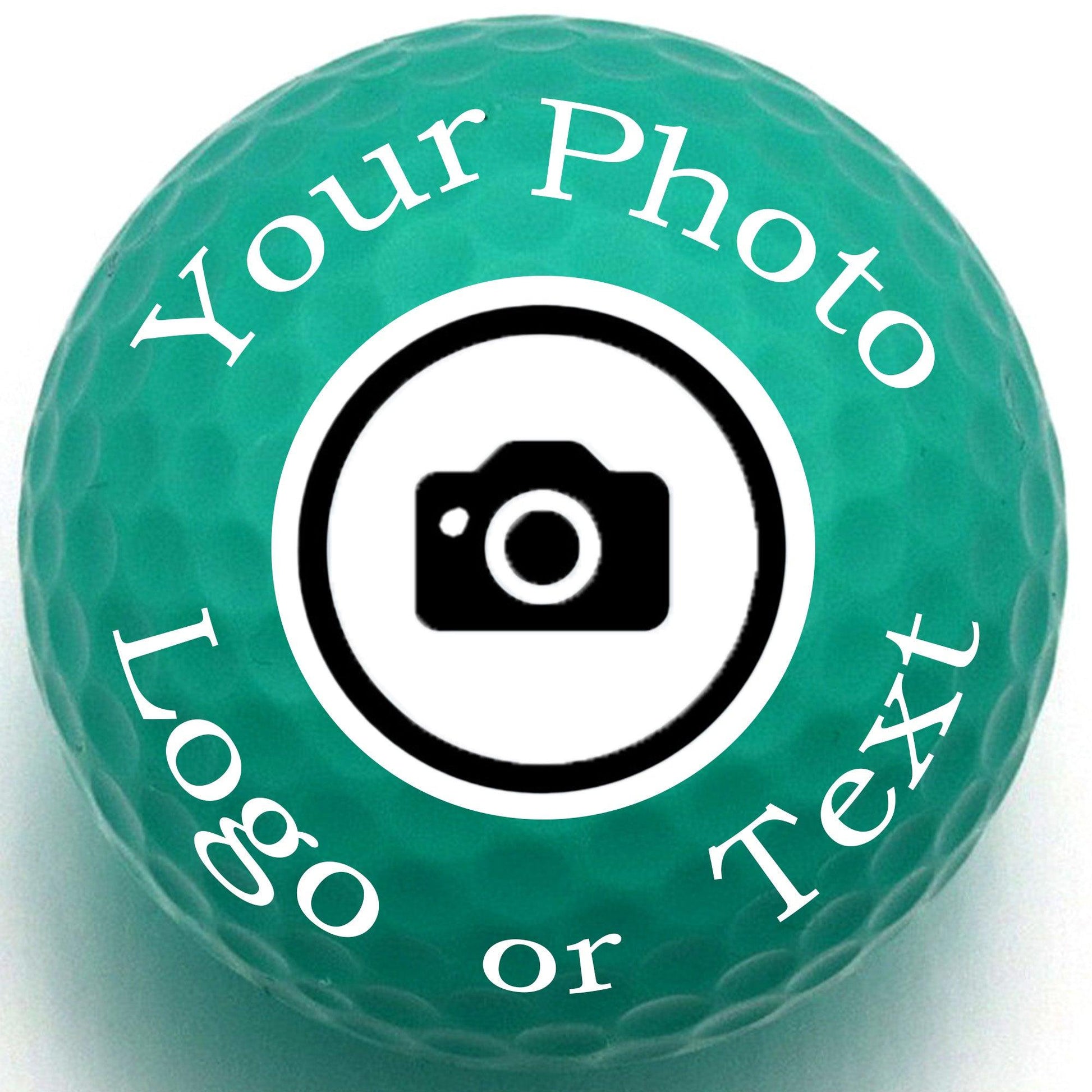 Personalized Aqua Blue Golf Balls - New - ReNew Golf Balls