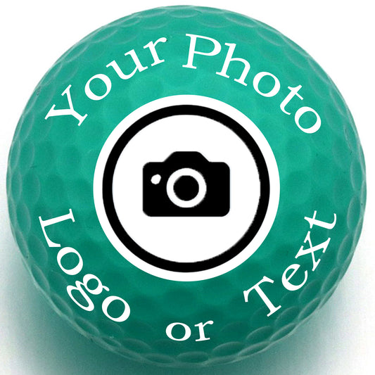 Personalized Aqua Blue Golf Balls - New