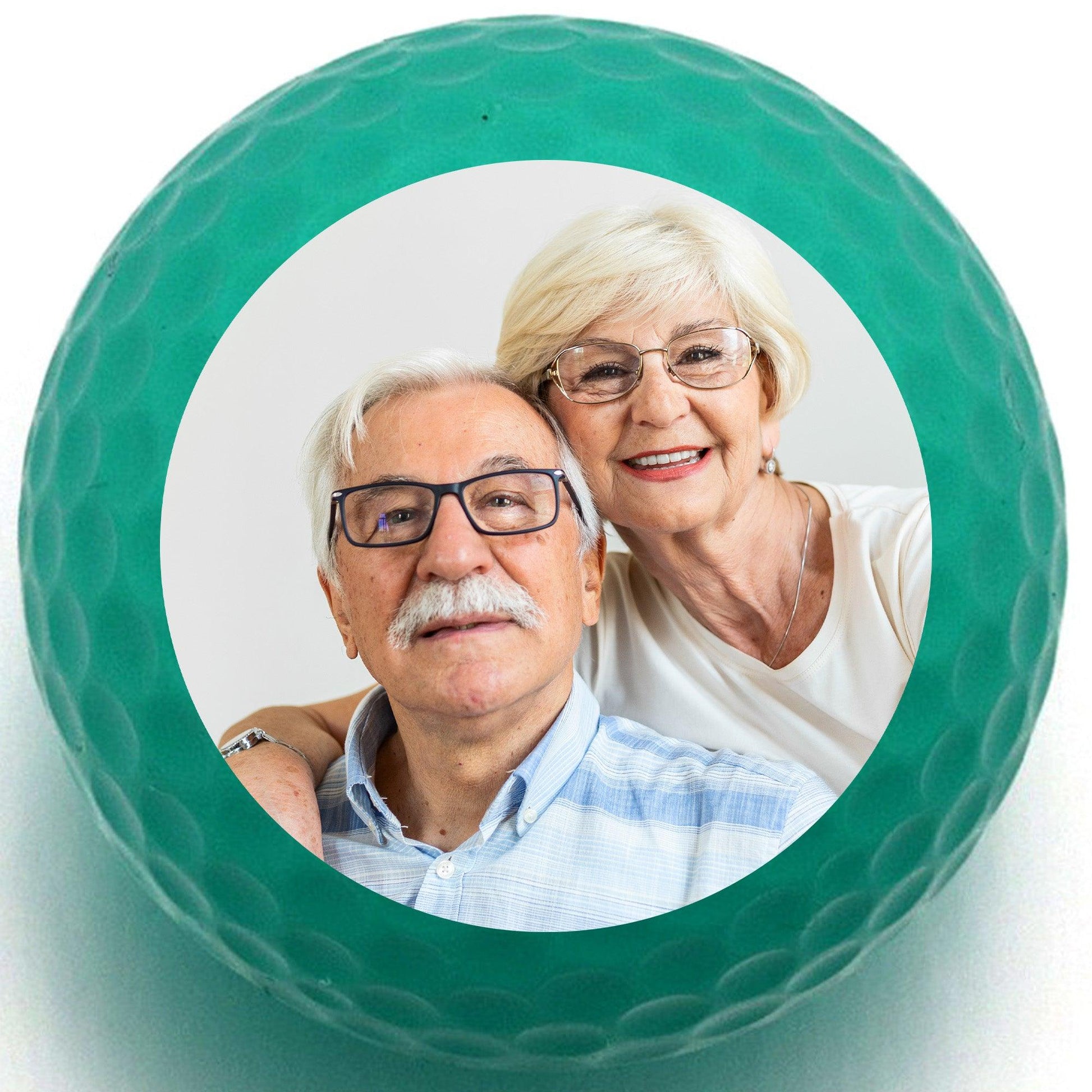 Personalized Aqua Blue Golf Balls - New - ReNew Golf Balls