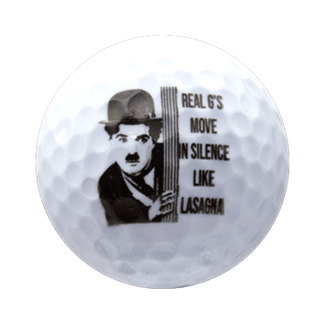 New Novelty Charlie Chaplin Golf Balls - ReNew Golf Balls