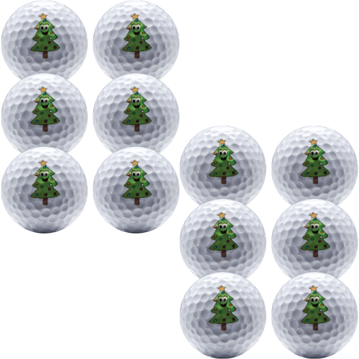 New Novelty Friendly Christmas Trees Golf Balls - ReNew Golf Balls