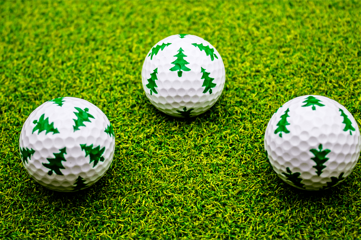 New Novelty Christmas Trees Golf Balls - ReNew Golf Balls