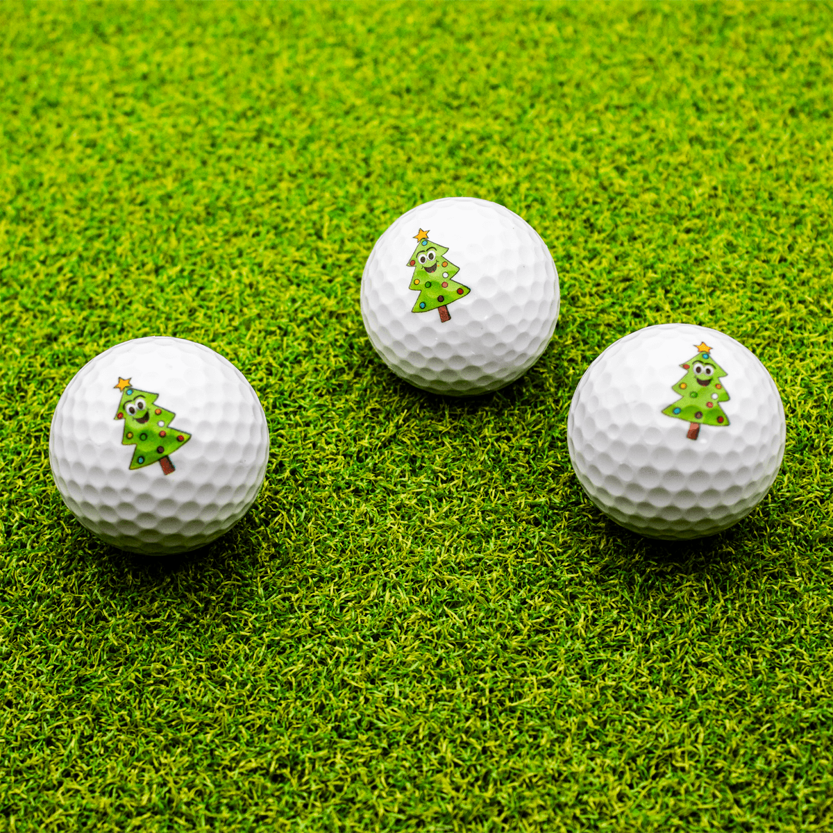 New Novelty Friendly Christmas Trees Golf Balls - ReNew Golf Balls