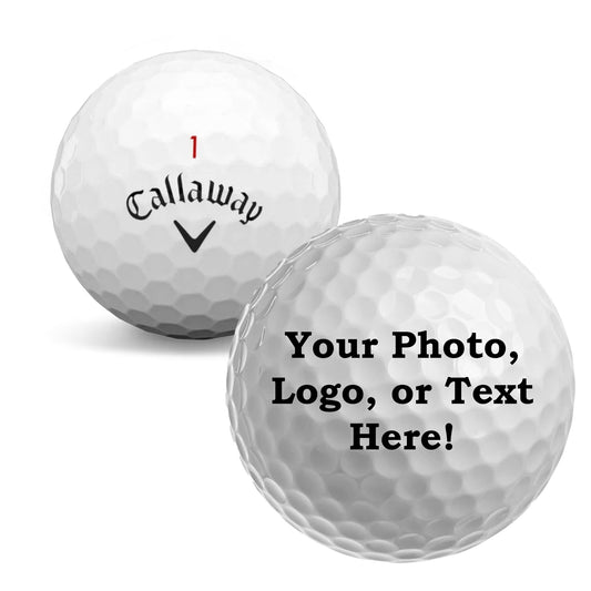 Personalized Refurbished Callaway Chrome Soft Golf Balls - 1 Dozen