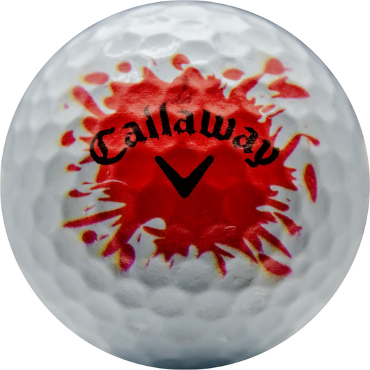 Callaway Chrome Soft Blood Splatter Golf Balls