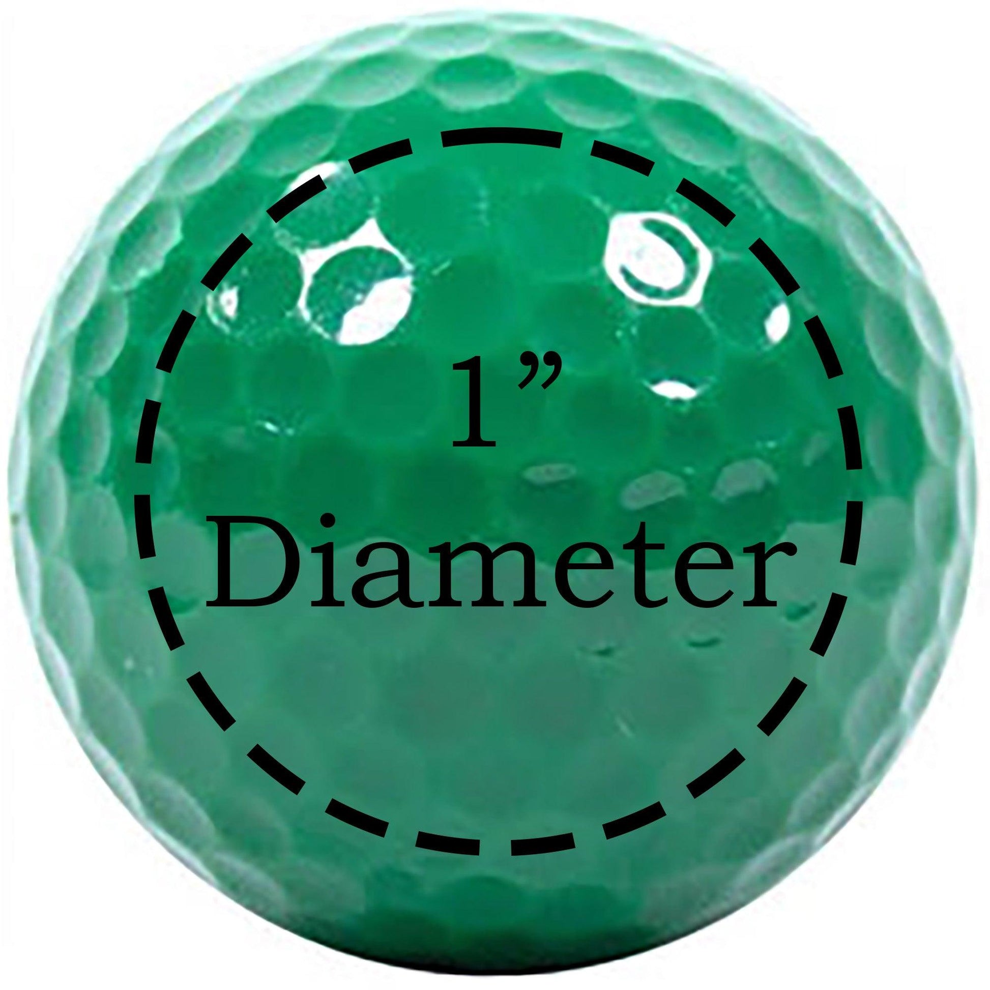 Personalized Dark Green Golf Balls - New - ReNew Golf Balls