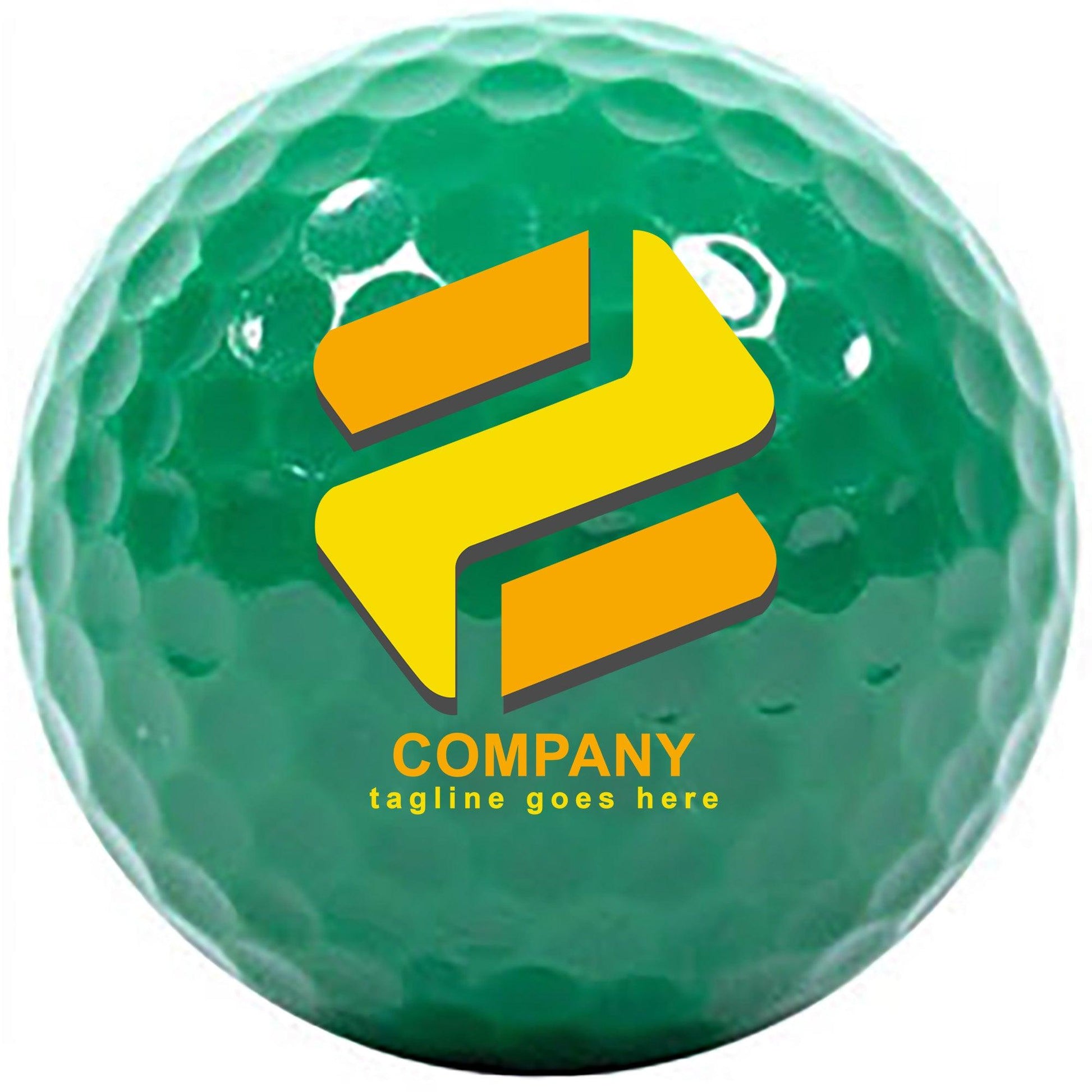 Personalized Dark Green Golf Balls - New - ReNew Golf Balls