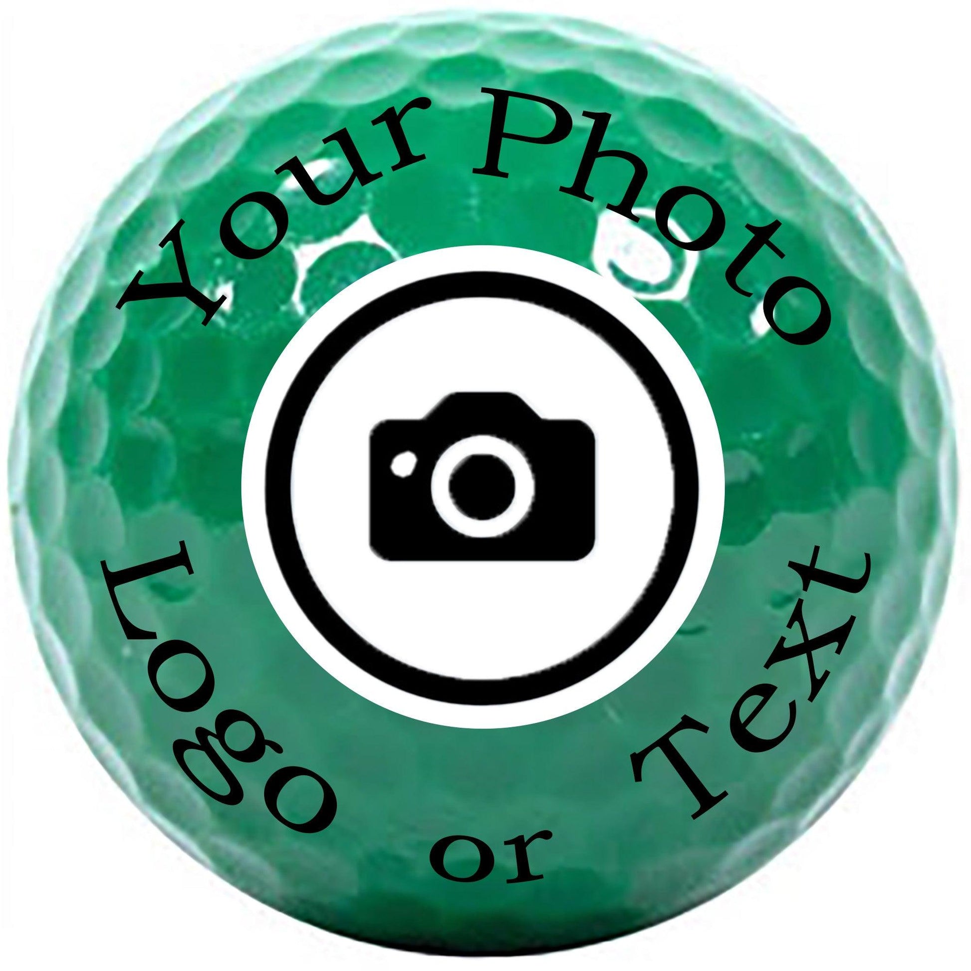 Personalized Dark Green Golf Balls - New - ReNew Golf Balls