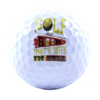 New Novelty Golf and Beer Golf Balls