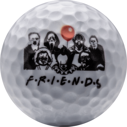 New Novelty Horror Movie Friends Golf Balls - ReNew Golf Balls