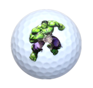 New Novelty Superhero Hulk Golf Balls