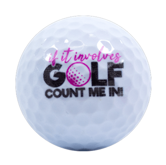 New Novelty Deluxe Golf Like a Girl Mix of Golf Balls - ReNew Golf Balls