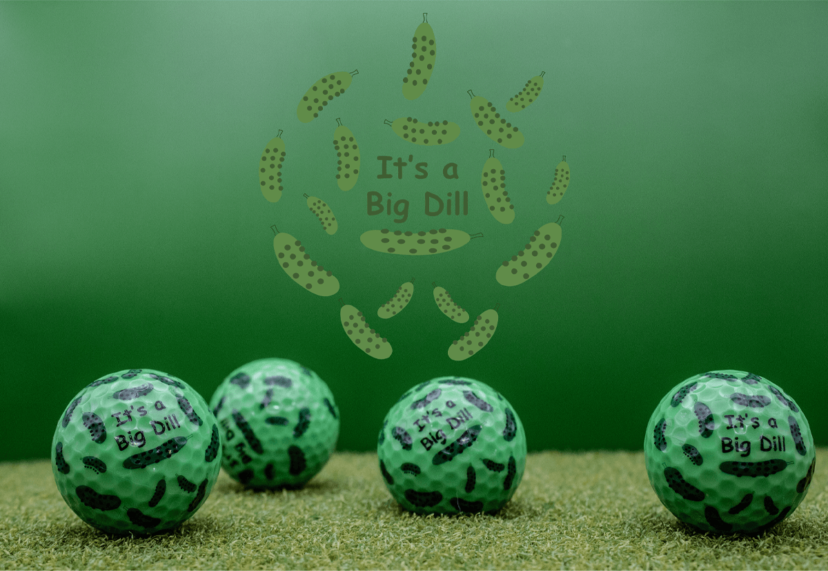 New Novelty It's a Big Dill Golf Balls - ReNew Golf Balls