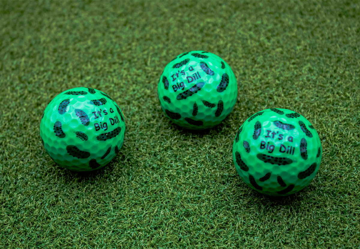 New Novelty It's a Big Dill Golf Balls - ReNew Golf Balls