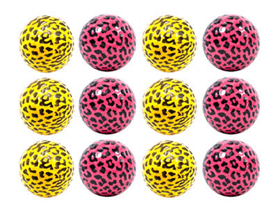 New Novelty Leopard Print Mix of Golf Balls