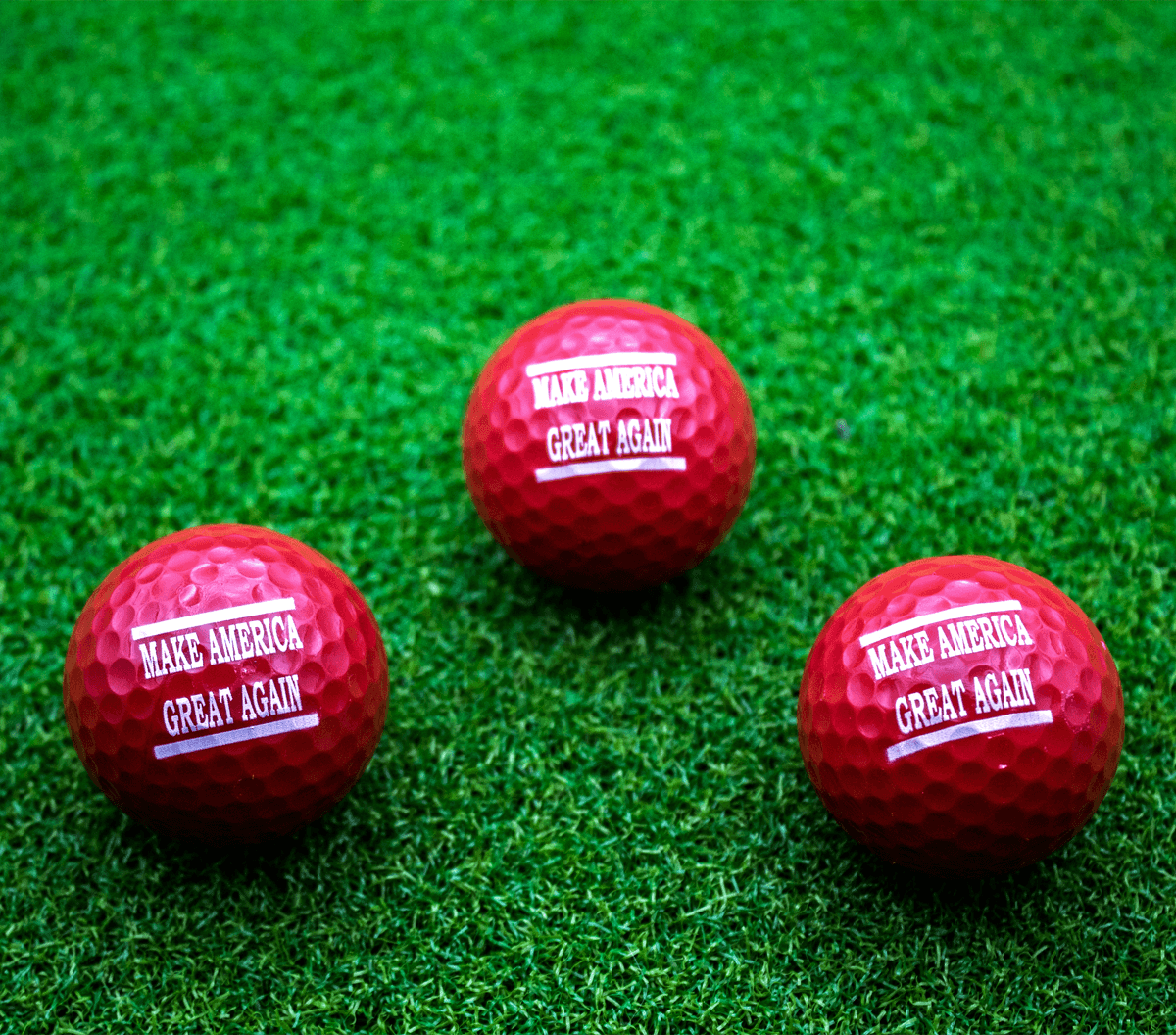 New Novelty Trump - Make America Great Again Golf Balls - ReNew Golf Balls