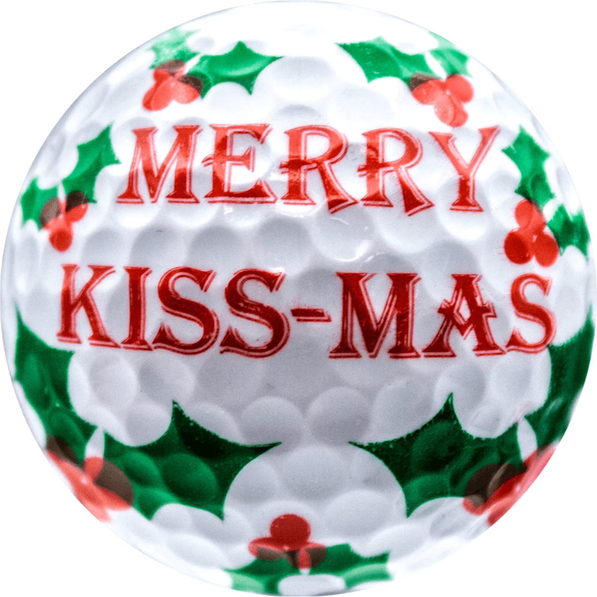 New Novelty Merry Kiss-Mas Golf Balls - ReNew Golf Balls