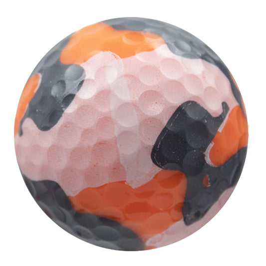 New Novelty Orange Camo Golf Balls