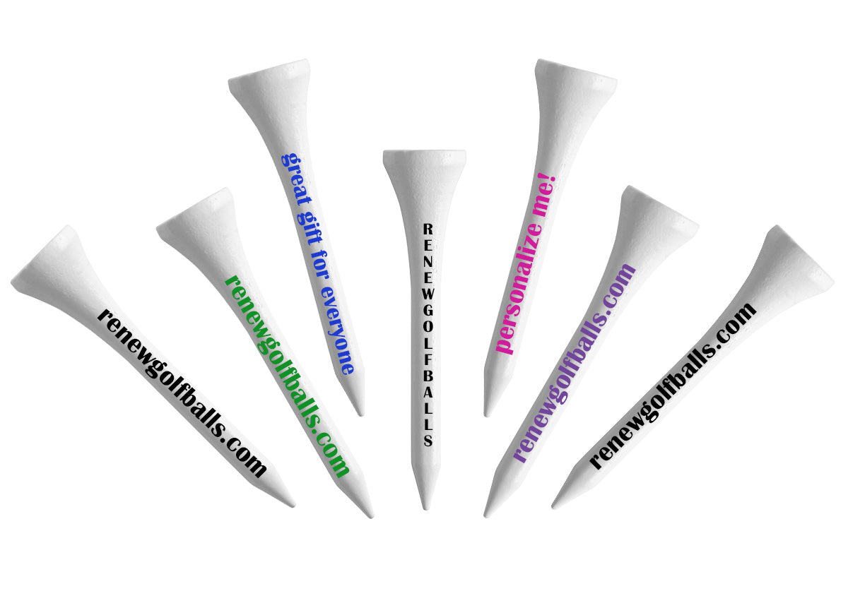 Personalized Golf Tees - 2 ¾ - ReNew Golf Balls