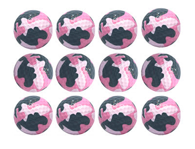 New Novelty Pink Camo Golf Balls - ReNew Golf Balls