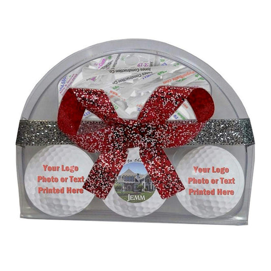 New Novelty Personalized Golf Balls and Tees Set