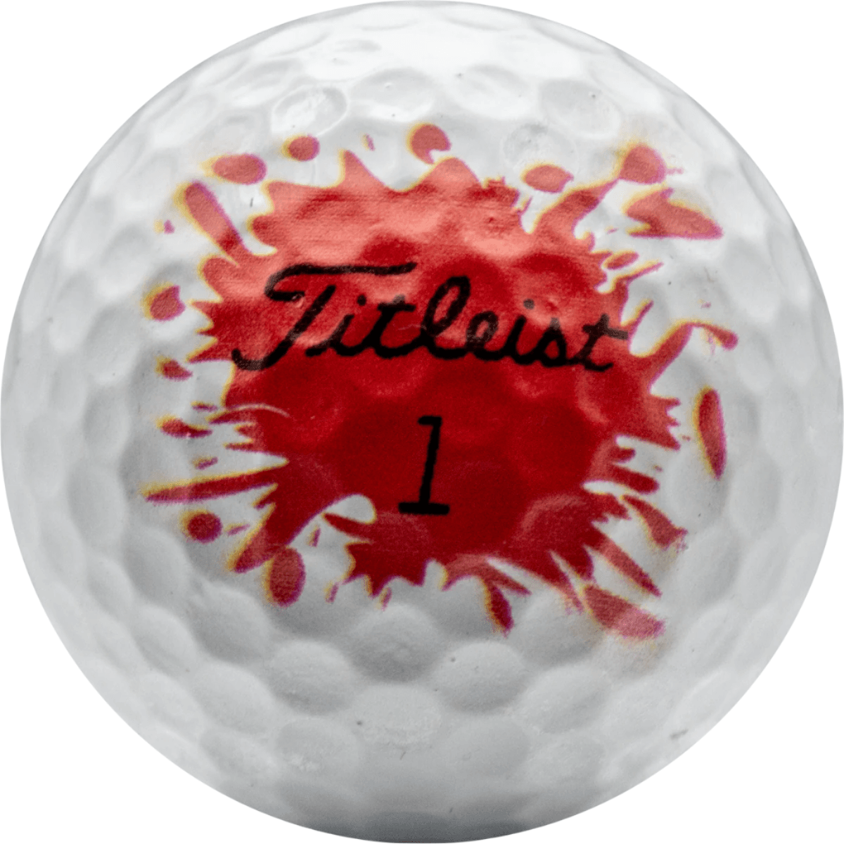 Titleist Pro V1 Blood Splatter Golf Balls - ReNew Golf Balls