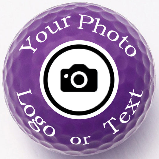 Personalized Purple Golf Balls - New