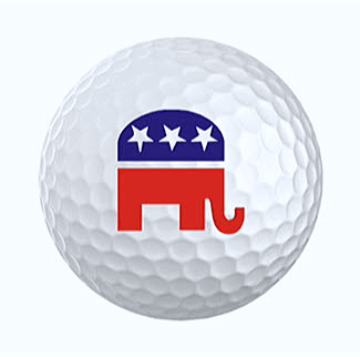 Novelty Republican Elephant Golf Balls - ReNew Golf Balls