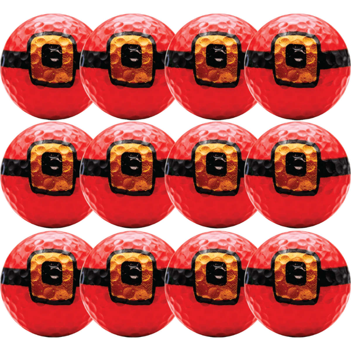 New Novelty Santa's Belt Golf Balls - ReNew Golf Balls