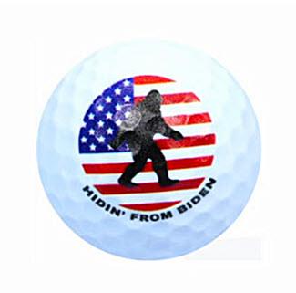 New Novelty Sasquach-Hidin' From Biden Golf Balls - ReNew Golf Balls