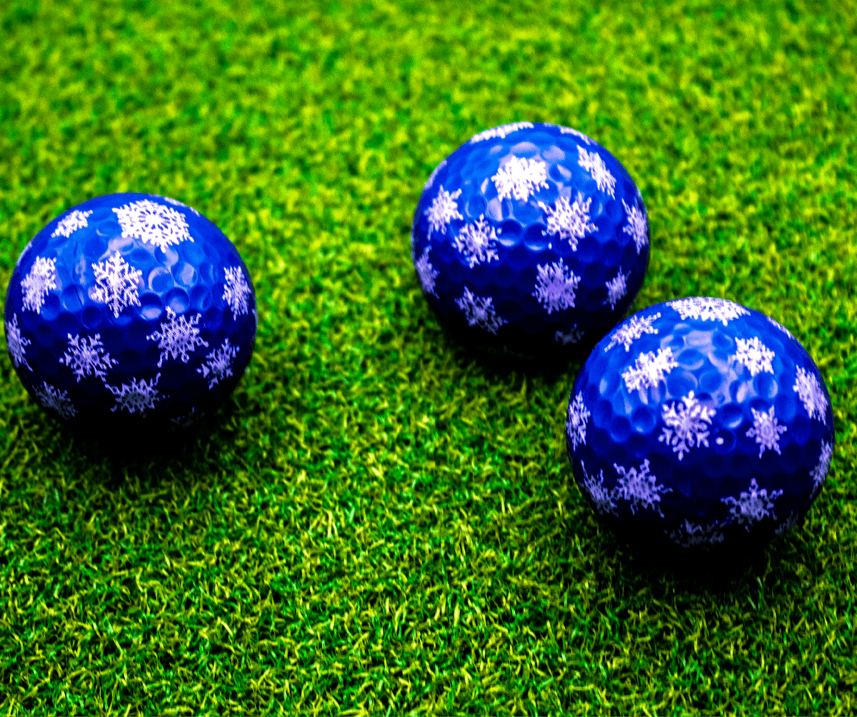 New Novelty Snowflakes Golf Balls - ReNew Golf Balls