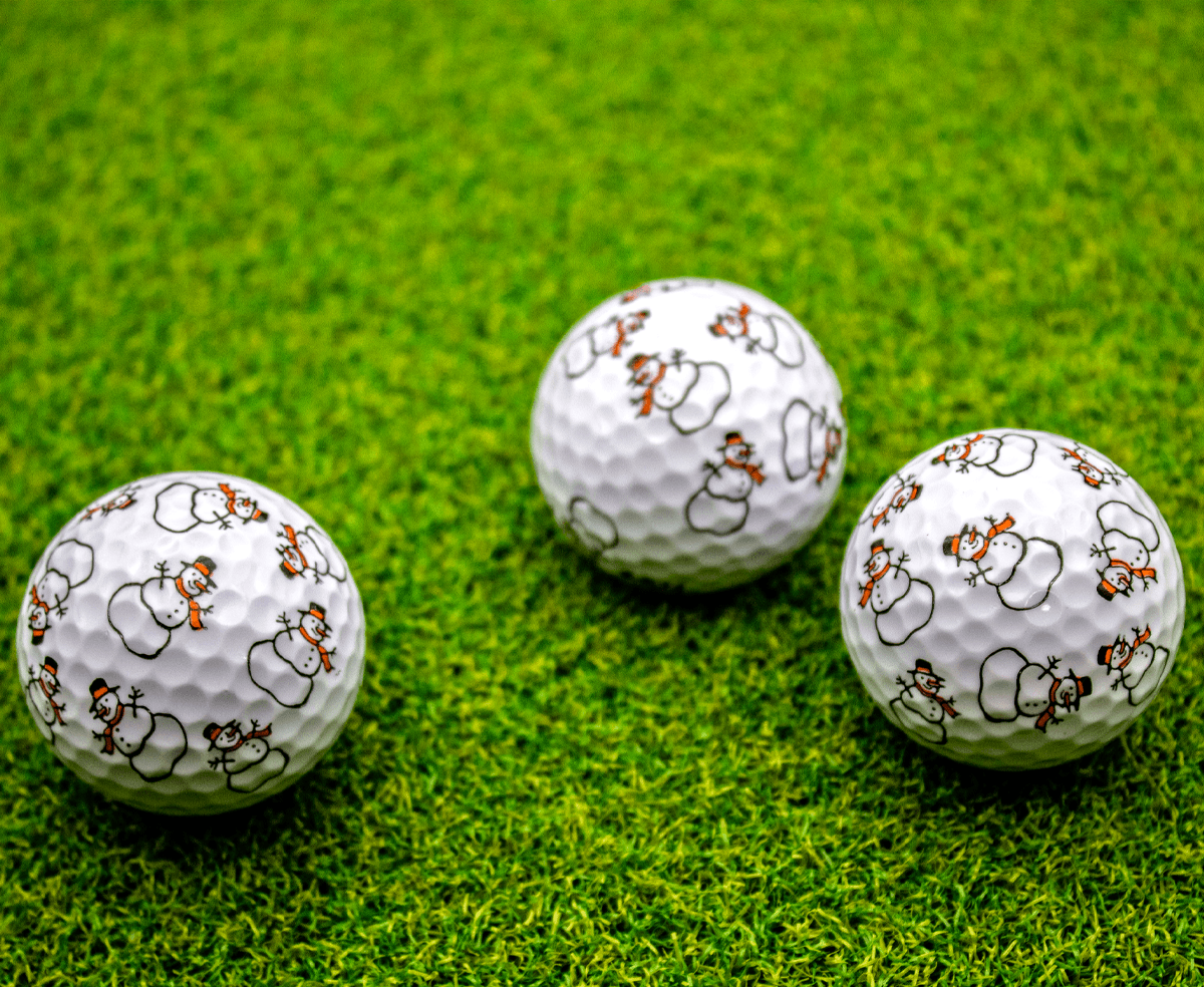 New Novelty Snowmen Golf Balls - ReNew Golf Balls