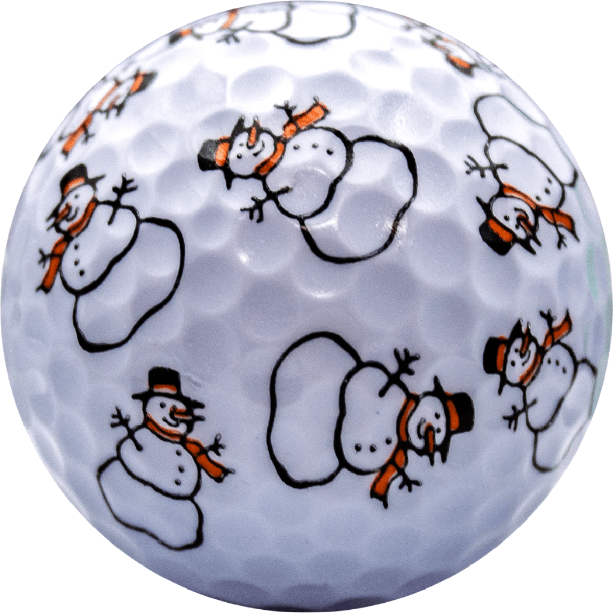 New Novelty Snowmen Golf Balls - ReNew Golf Balls