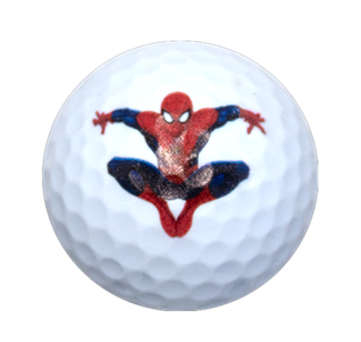 New Novelty Superhero Spider Man Golf Balls
