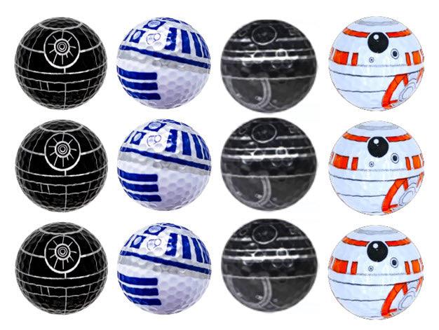 New Novelty Star Wars #1 Set of Golf Balls - ReNew Golf Balls