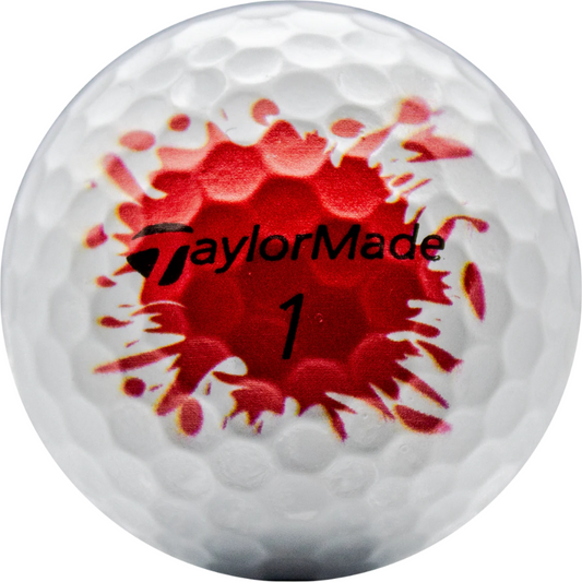 TaylorMade TP5 Blood Splatter Golf Balls - ReNew Golf Balls