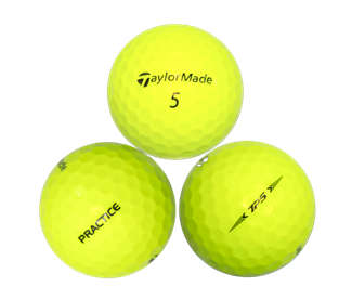 New TaylorMade TP5 Yellow Practice Golf Balls
