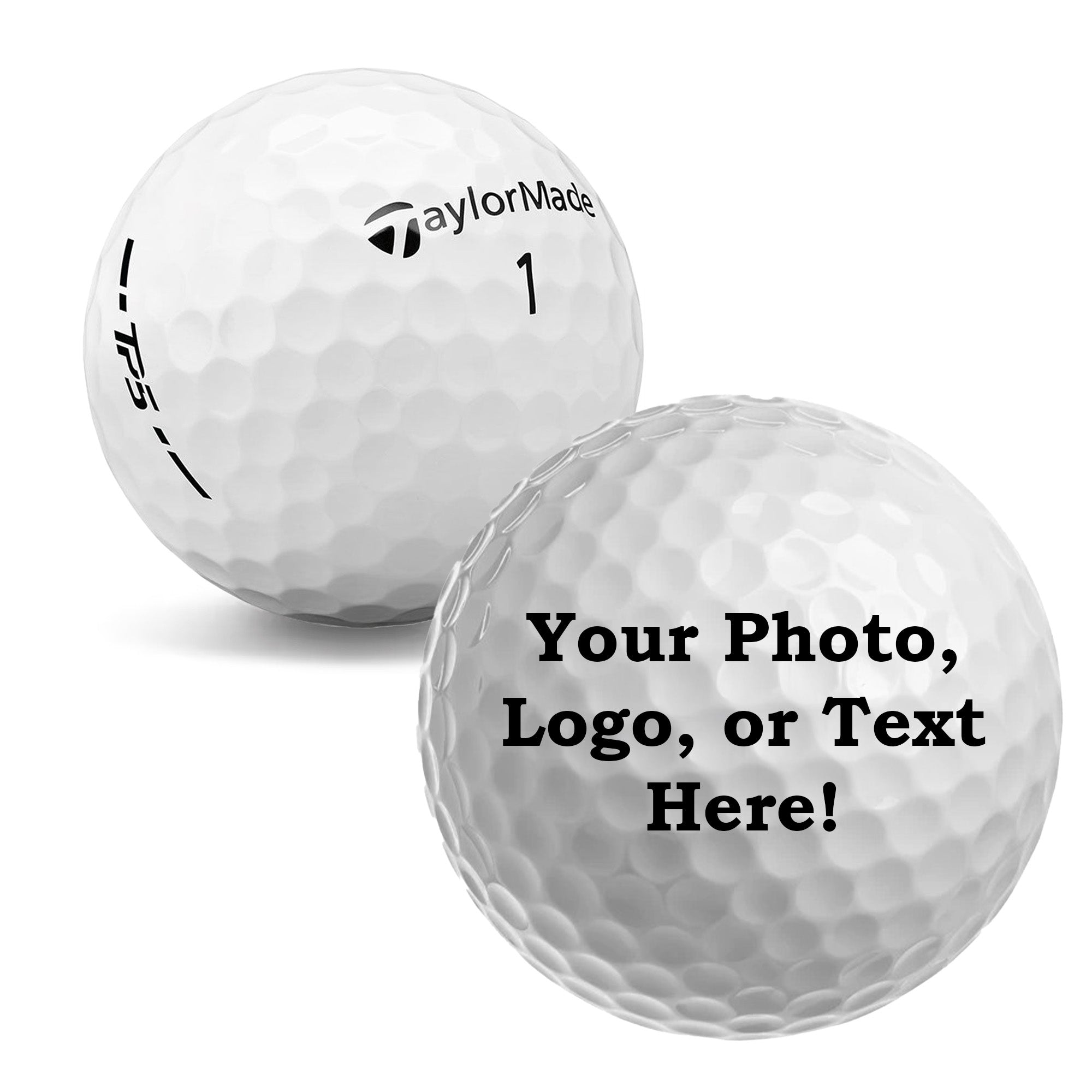 2 Dozen TaylorMade TP5 Personalized online REFINISHED Golf Balls