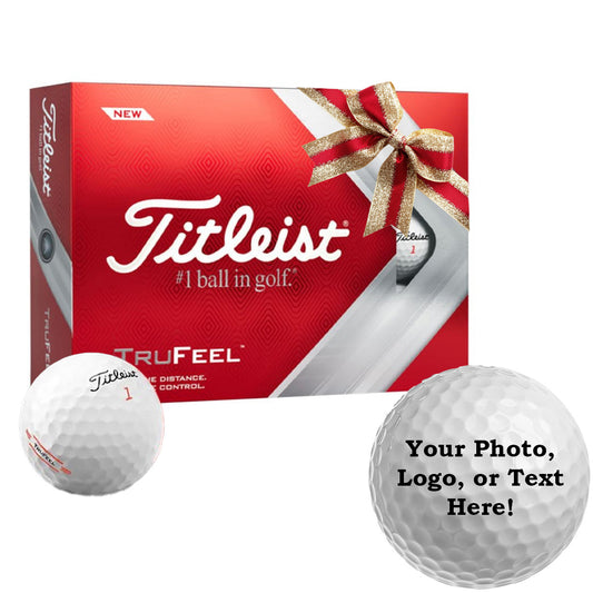 New Titleist TruFeel Personalized Golf Balls