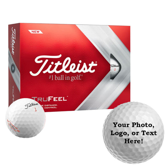 New Titleist Tru Feel Personalized Golf Balls